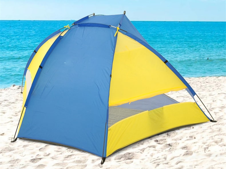 Tente de plage portable coupe-vent