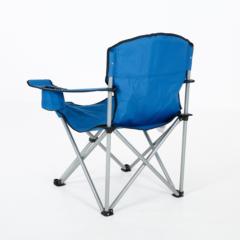 Chaise de camping avec porte-gobelet