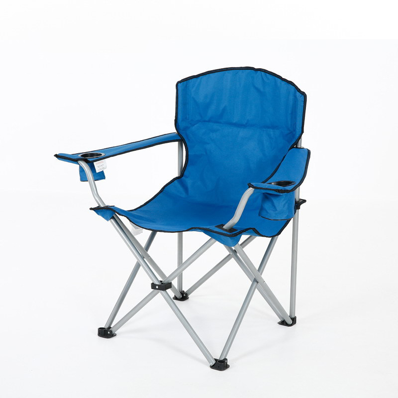 Chaise de camping avec porte-gobelet