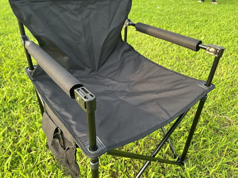 Chaise de camping pliable robuste avec poignée amovible